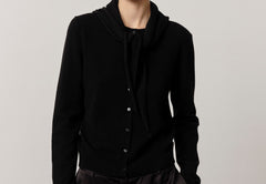 Roselle Knit Cardigan - Black