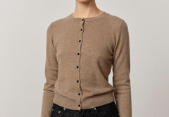 Roselle Knit Cardigan - Croissant