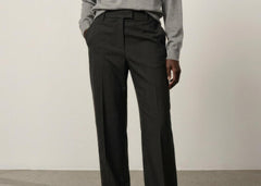 Ivano Mid Waist Pants - Iron
