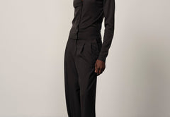 Nuno Mid Waist Pants - Iron