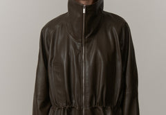Oscar Leather Jacket - Earth